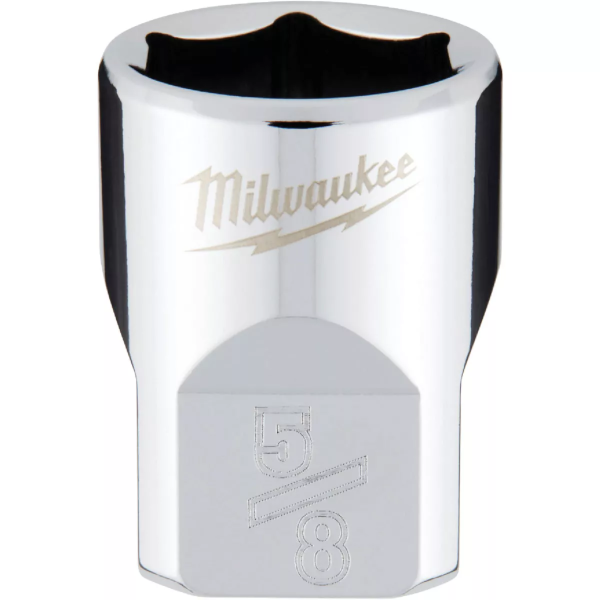3/8" Drive X 5/8" Milwaukee Socket 6 Point Shallow with 4-Flat Sides 45-34-9066