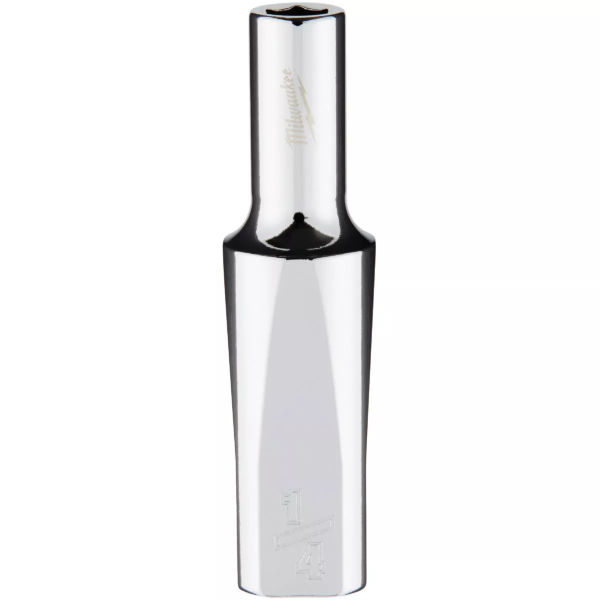 3/8" Drive X 1/4" Milwaukee Socket 6 Point Shallow with 4-Flat Sides 45-34-9073