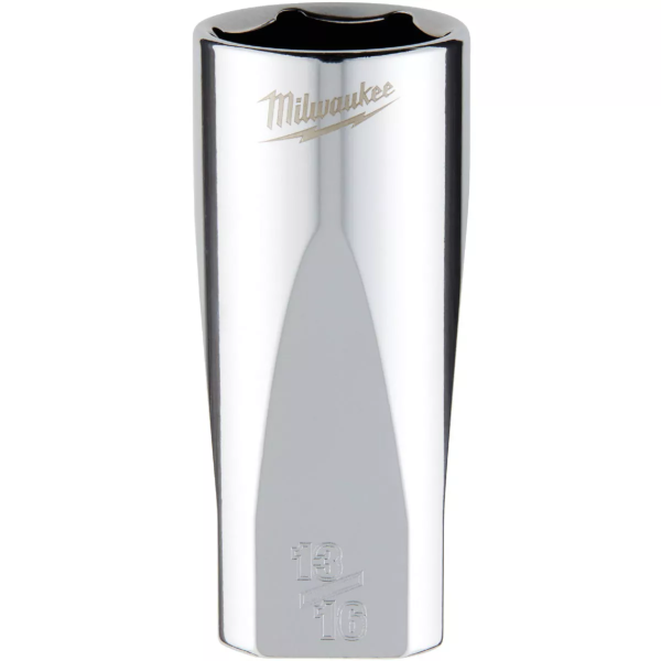 3/8" Drive X 13/16" Milwaukee Socket 6 Point Deep with 4-Flat Sides 45-34-9074