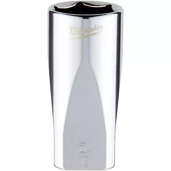 3/8" Drive X 7/8" Milwaukee Socket 6 Point Deep with 4-Flat Sides 45-34-9075