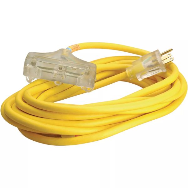 25' 12/3 Coleman Cold Weather Outdoor Extension Cord 3487SW0002
