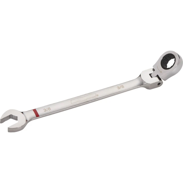 3/8" Channellock Standard 12-Point Ratcheting Combination Flex-Head Wrench 317411