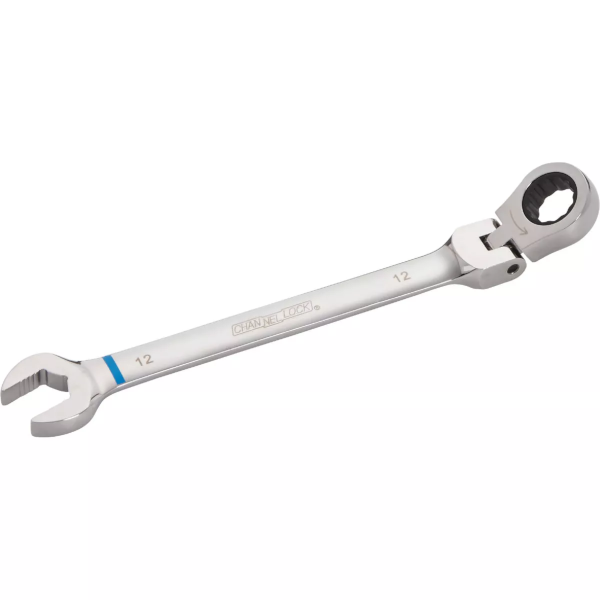 12mm Channellock Metric 12-Point Ratcheting Combination Flex-Head Wrench 321176