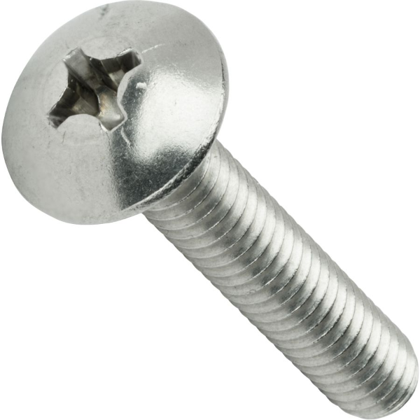 #4-40 X 1-1/4" Truss Head Phillips Machine Screw 18-8 Stainless Steel