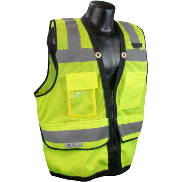 Radians Type R Class 2 Heavy Duty Green Surveyor Safety Vest 2X-Large SV59Z-2ZGD-2XL