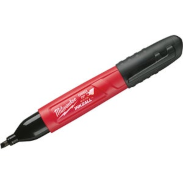 Milwaukee INKZALL Medium Chisel Tip Black Job Site Marker 48-22-3130